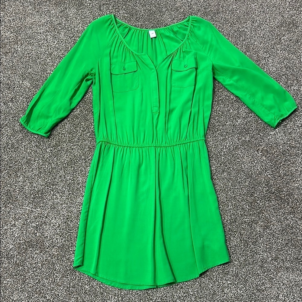 Green old navy Women's peasant Dress SP
